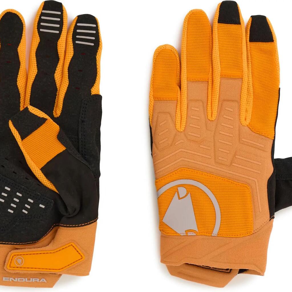 Endura Singletrack II Long Gloves Orange