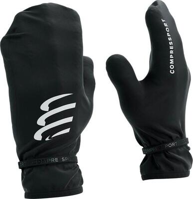 Compressport Hurricane - Guanti impermeabili neri