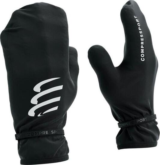 Compressport Hurricane - Guanti impermeabili neri
