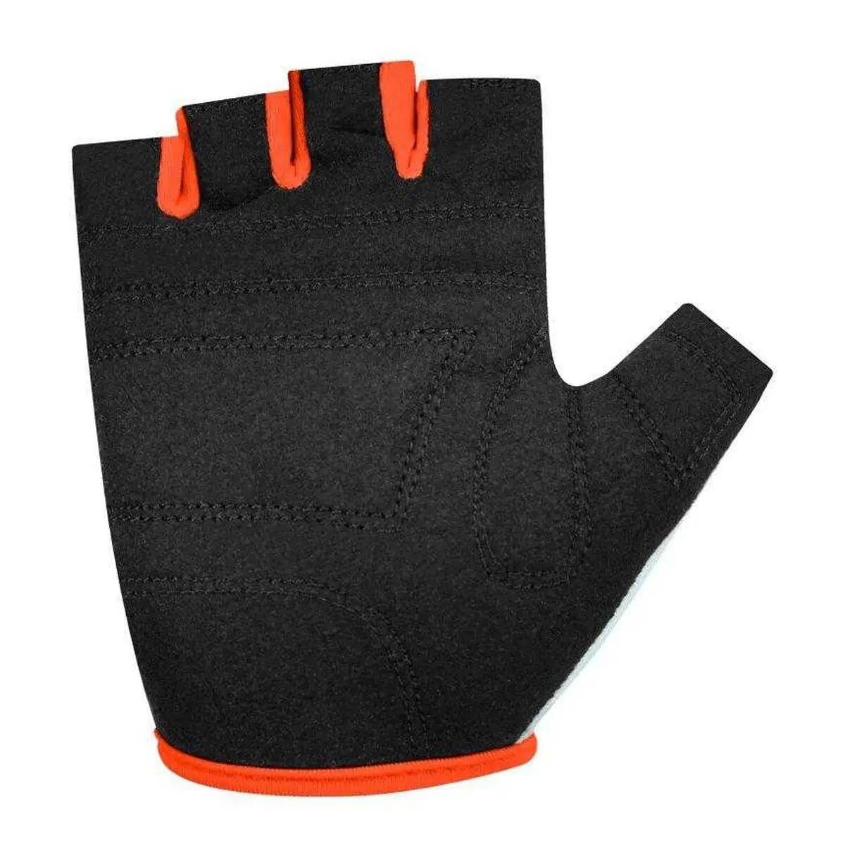 Bambini Materiale Sintetico Effetto Pelle Guanti Da Ciclismo Spokey Play Bianco 2/2