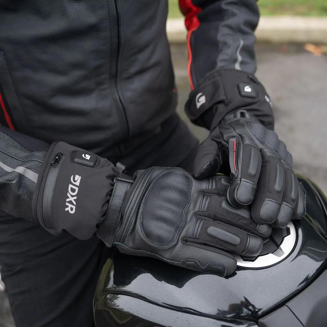 Gants moto homologués CE chauffants BLAZE 4/7