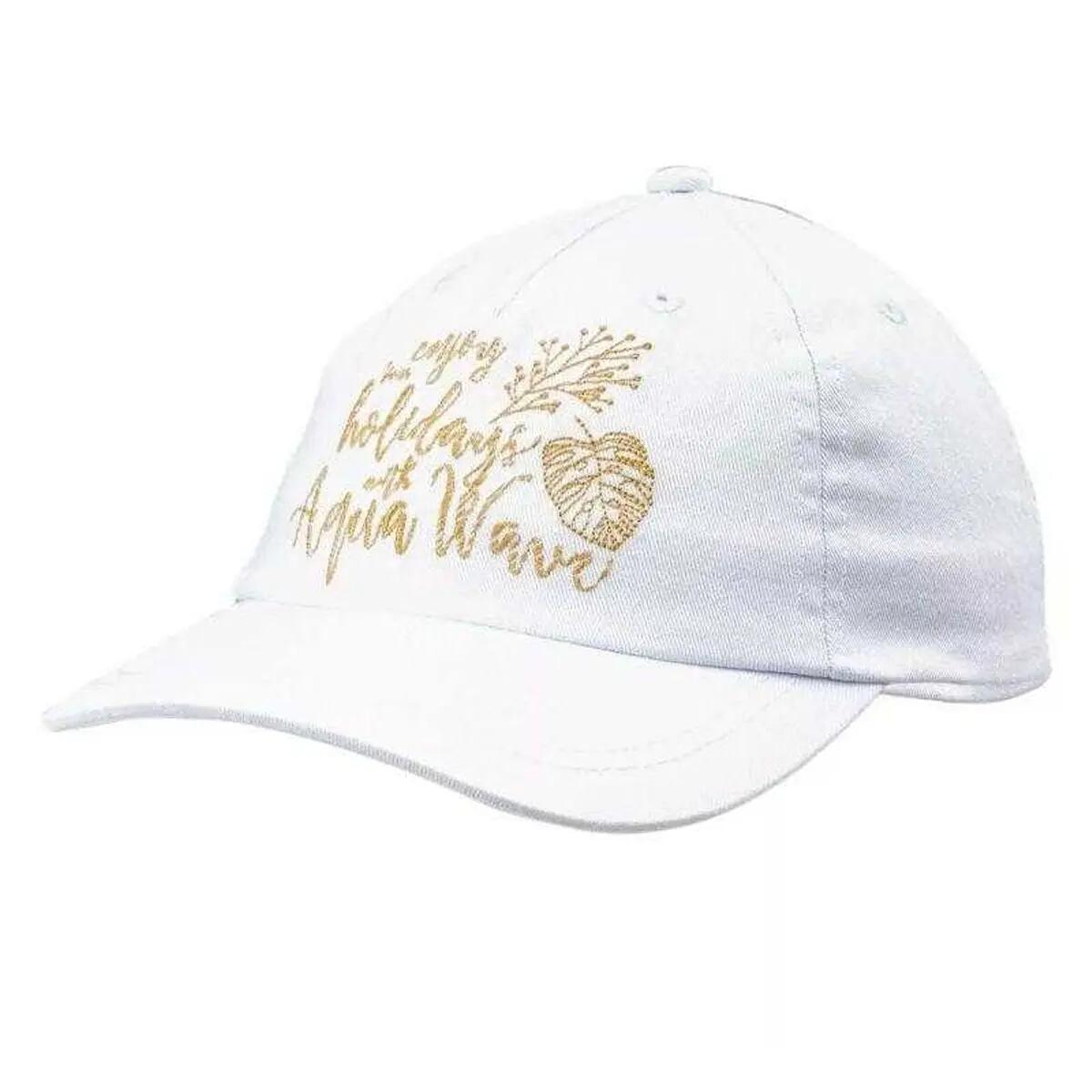 Boné de basebol Carol para crianças e jovens (Branco/dourado) 2/3