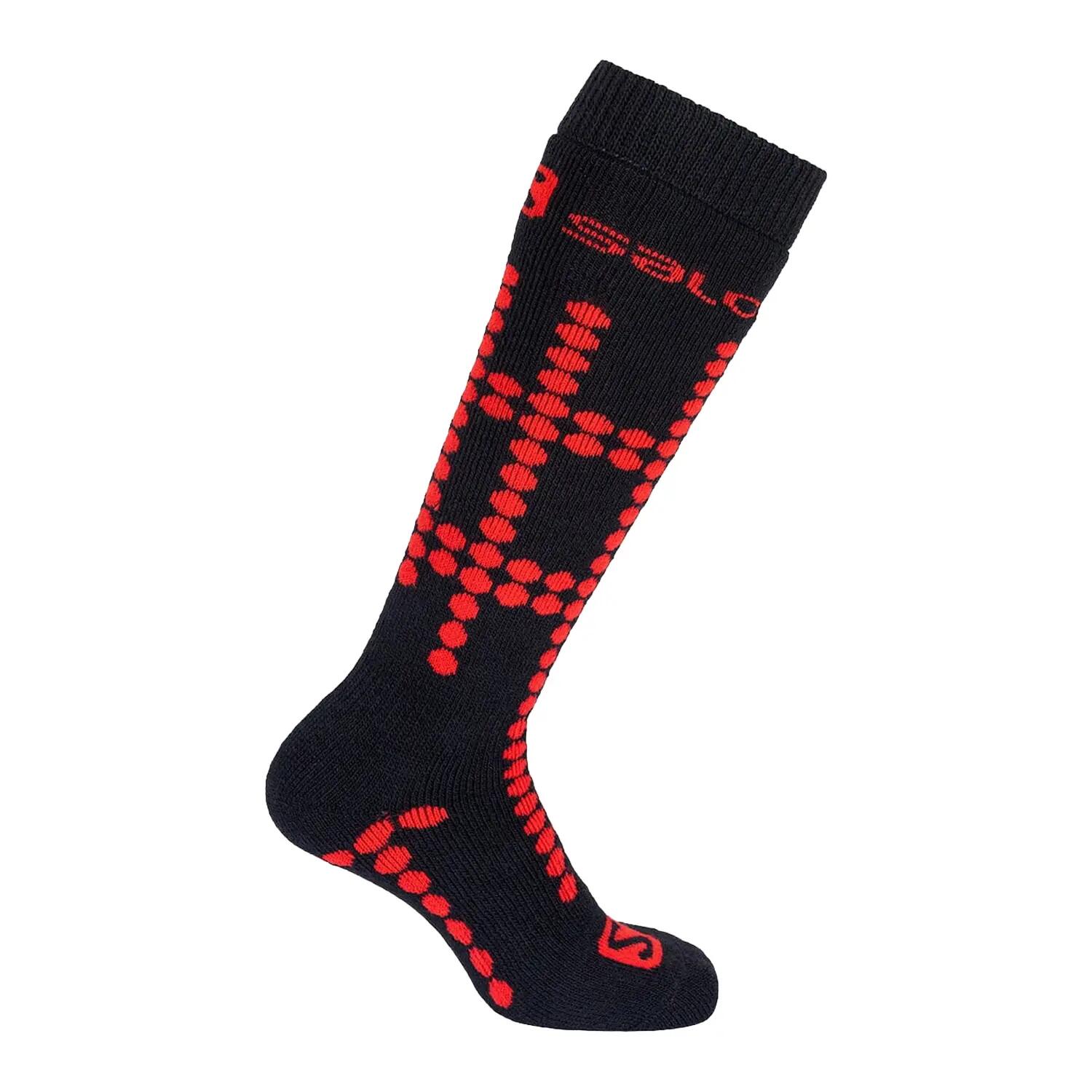 Calcetines de Esquí Diseño Logotipo para Niños/Niñas Pack de 2 Negro, Azul 3/3