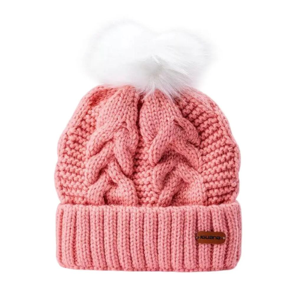 Womens/Ladies Edra Pom Pom Beanie (Pink)