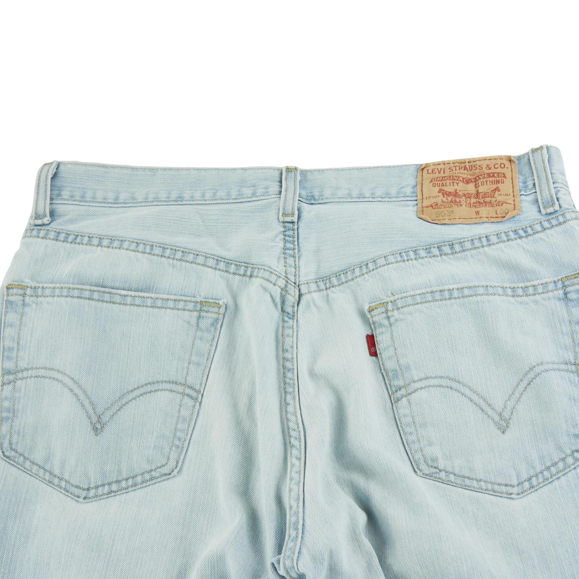 Segunda Vida - Pantalón vaquero hombre Levi Strauss 505 Regular - Bueno 3/7