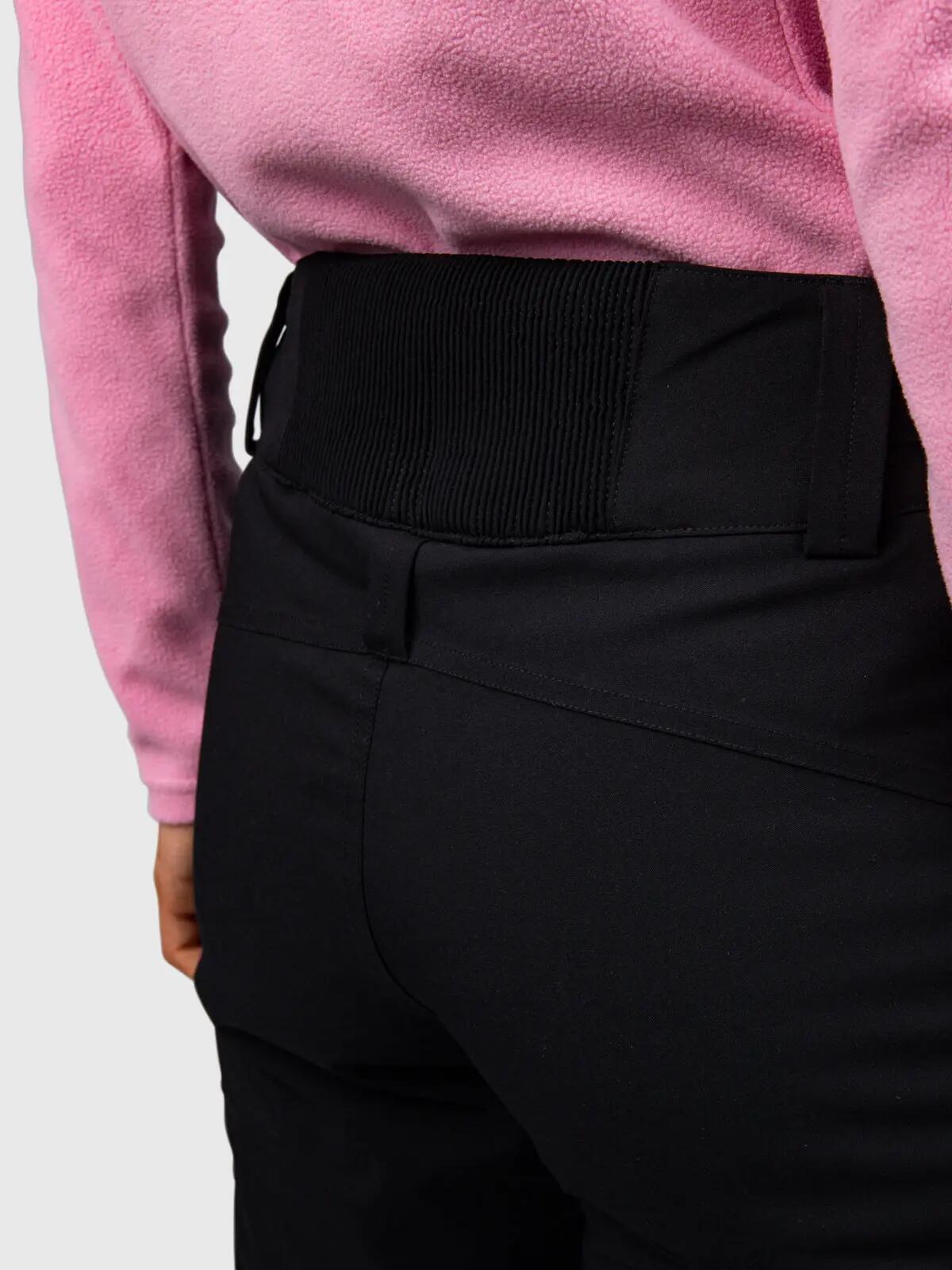 Bellacarve Damen Schneehosen Wintersport Bequeme Passform Black 7/7