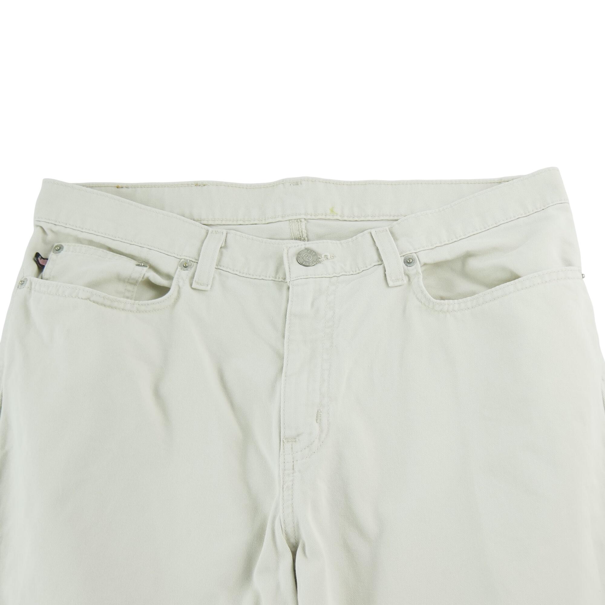 Tweedehands - Polo Ralph Lauren heren jeans wit - Als nieuw 3/7