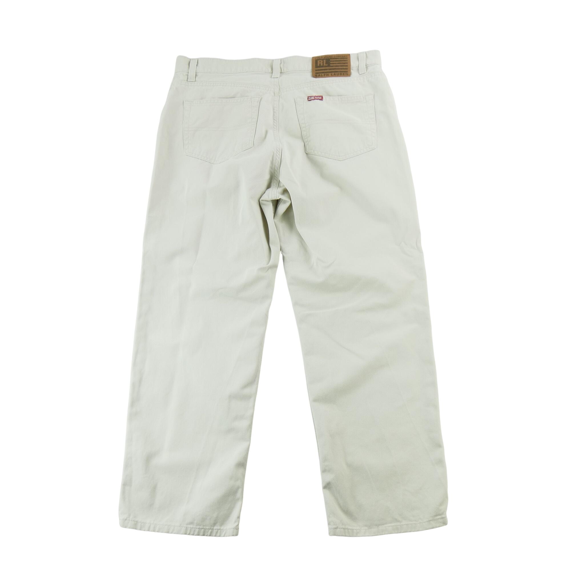 Tweedehands - Polo Ralph Lauren heren jeans wit - Als nieuw 2/7