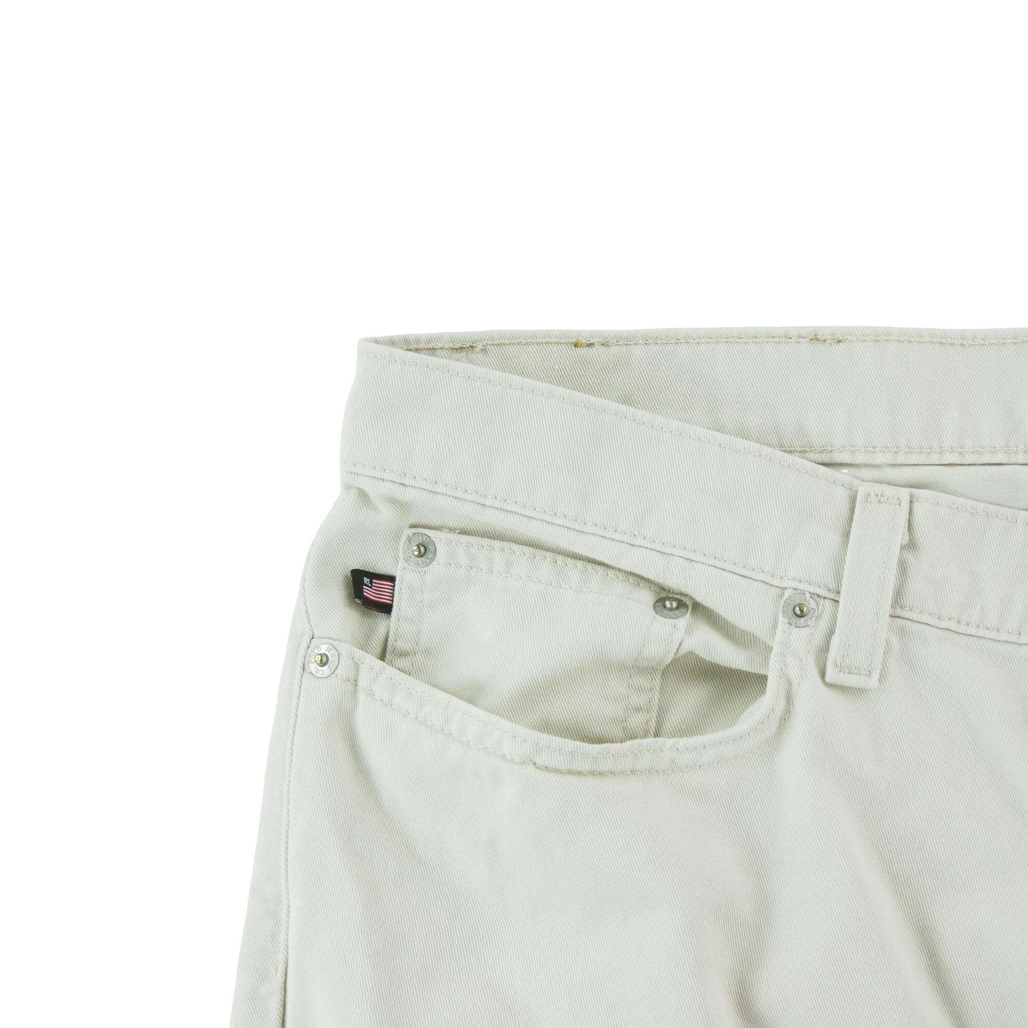 Tweedehands - Polo Ralph Lauren heren jeans wit - Als nieuw 5/7