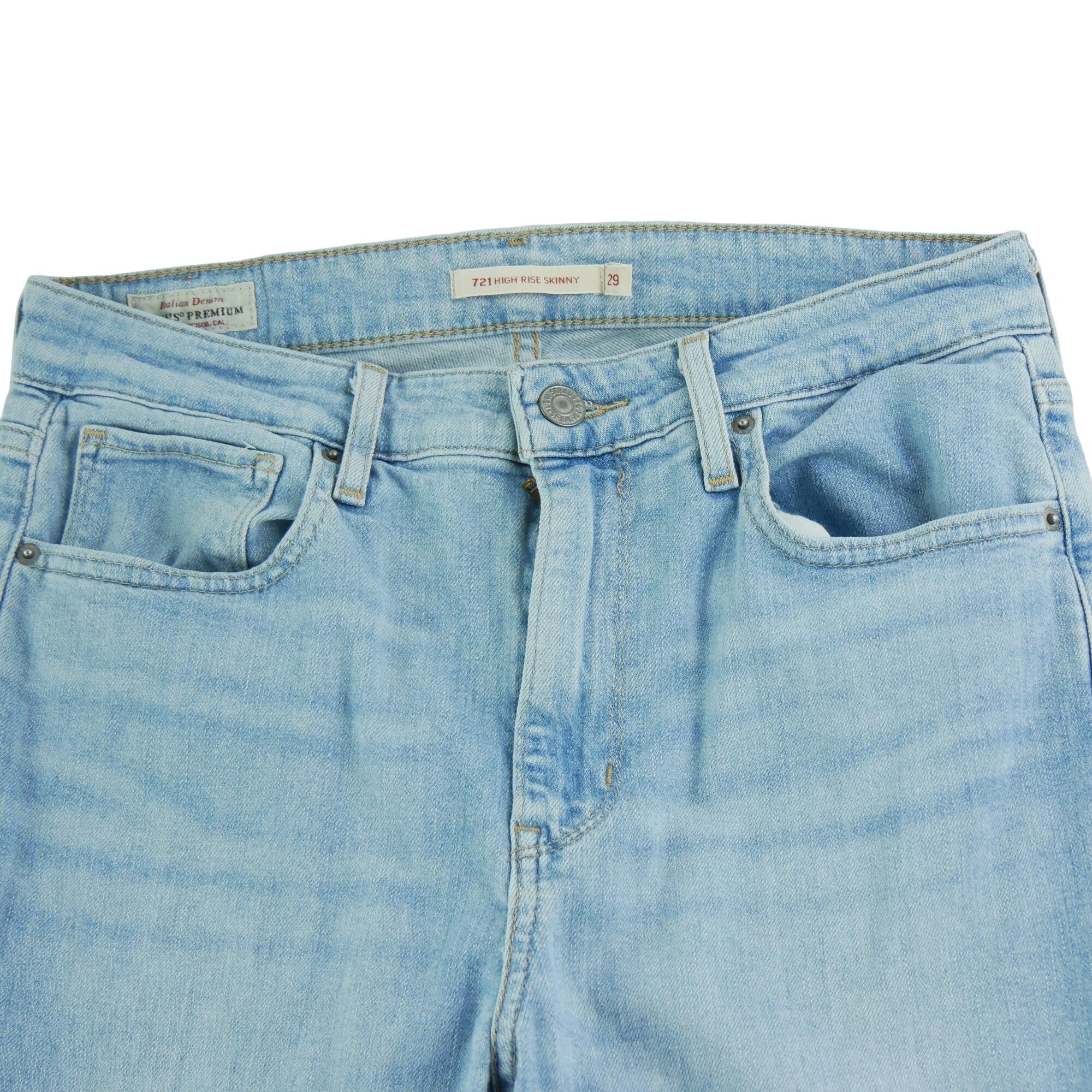 Segunda Vida - Levi Strauss Vaqueros Mujer 721 Skinny Cintura Alta - Excelente 3/7