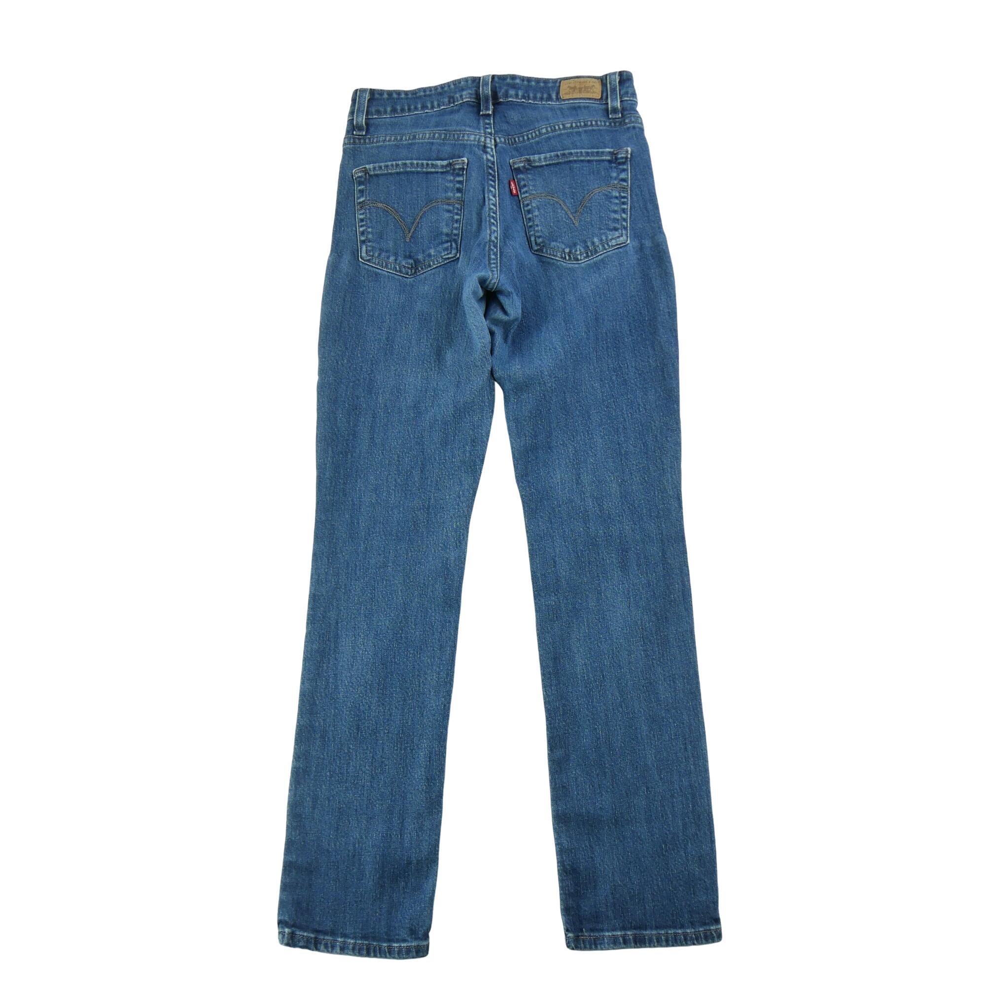 Segunda Vida - Vaqueros mujer Levi Strauss tiro medio ajustados - Bueno 2/7