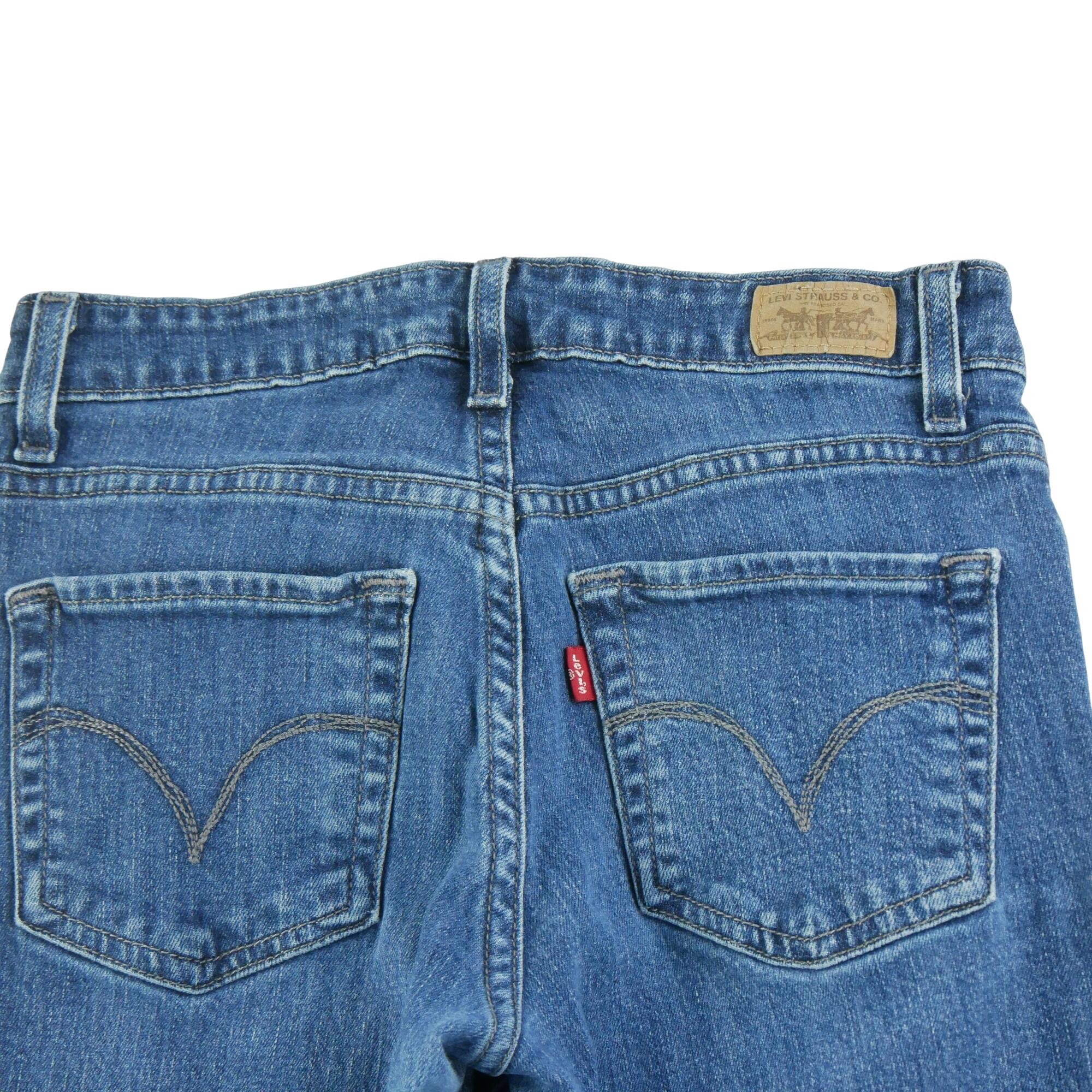 Segunda Vida - Vaqueros mujer Levi Strauss tiro medio ajustados - Bueno 4/7