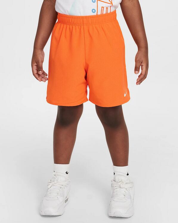 Completo bambino nike rhythm tee set - bianco/arancio 6/7