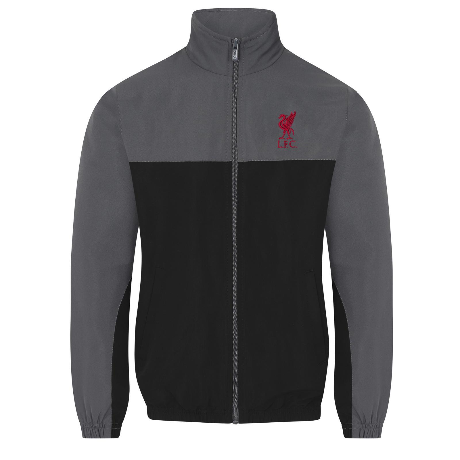 Boys Crest Two Tone Tracksuit (Grey/Black) 2/4