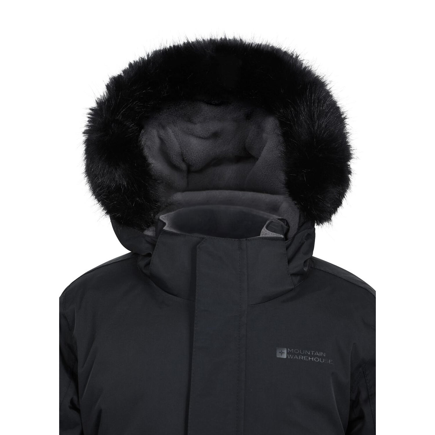 Childrens/Kids Piste Waterproof Snowsuit (Black) 4/4