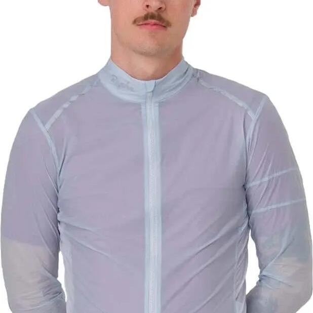 Men's Rapha Brevet Element Wind Jacket Blue/Silver