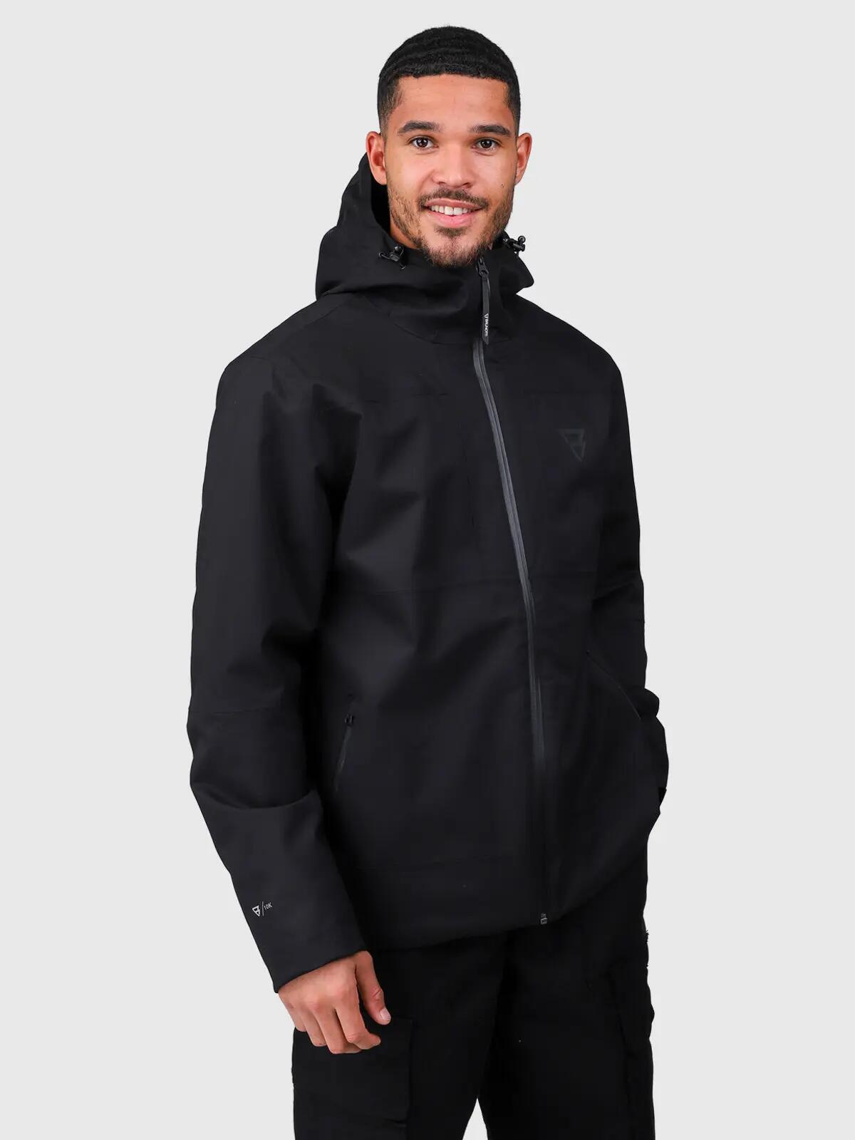 Giacca sci - Uomo - Stretch, idrorepellente - Chestonn - Nero 3/4