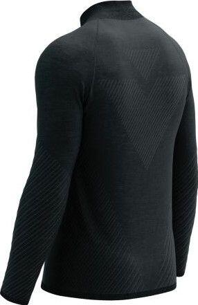 Compressport Seamless Zip Sweatshirt Hoodie Black 2/5