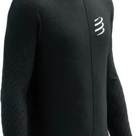 Compressport Seamless Zip Sweatshirt Hooded Jacket Black