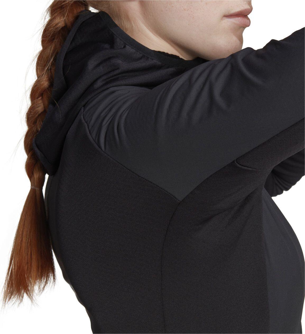 Casaco corta-vento Adidas Five Ten Flooce para mulher Preto 6/7