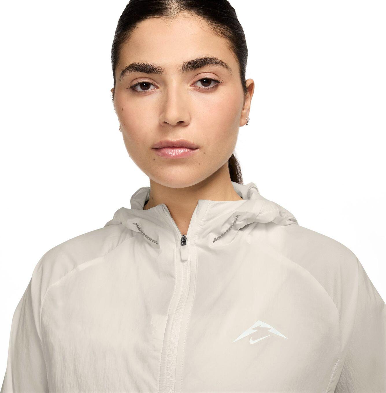 Veste Coupe-Vent Nike Trail Blanc Femme 3/4