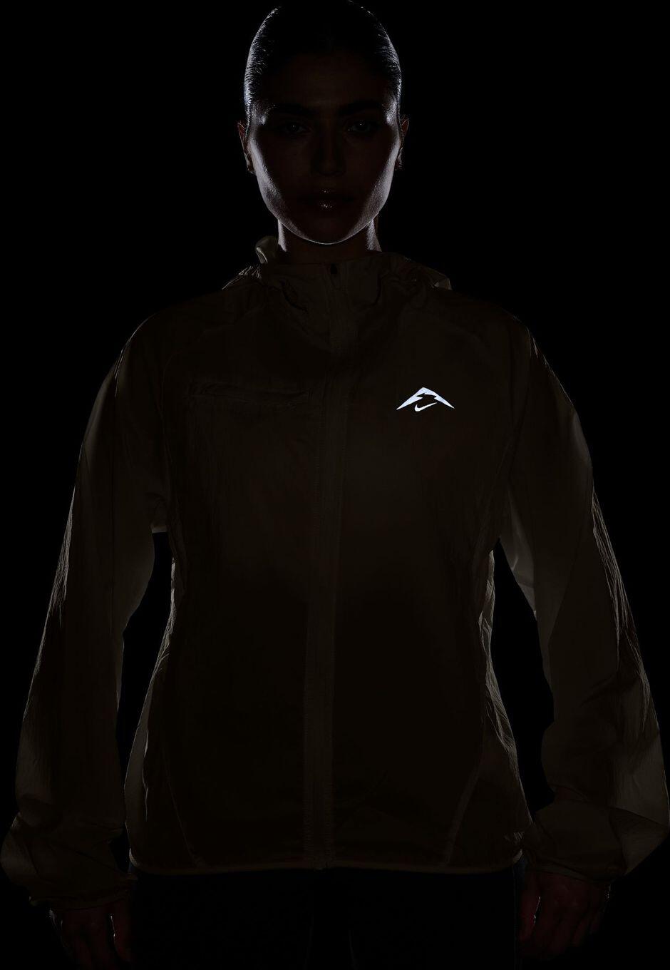 Veste Coupe-Vent Nike Trail Blanc Femme 4/4