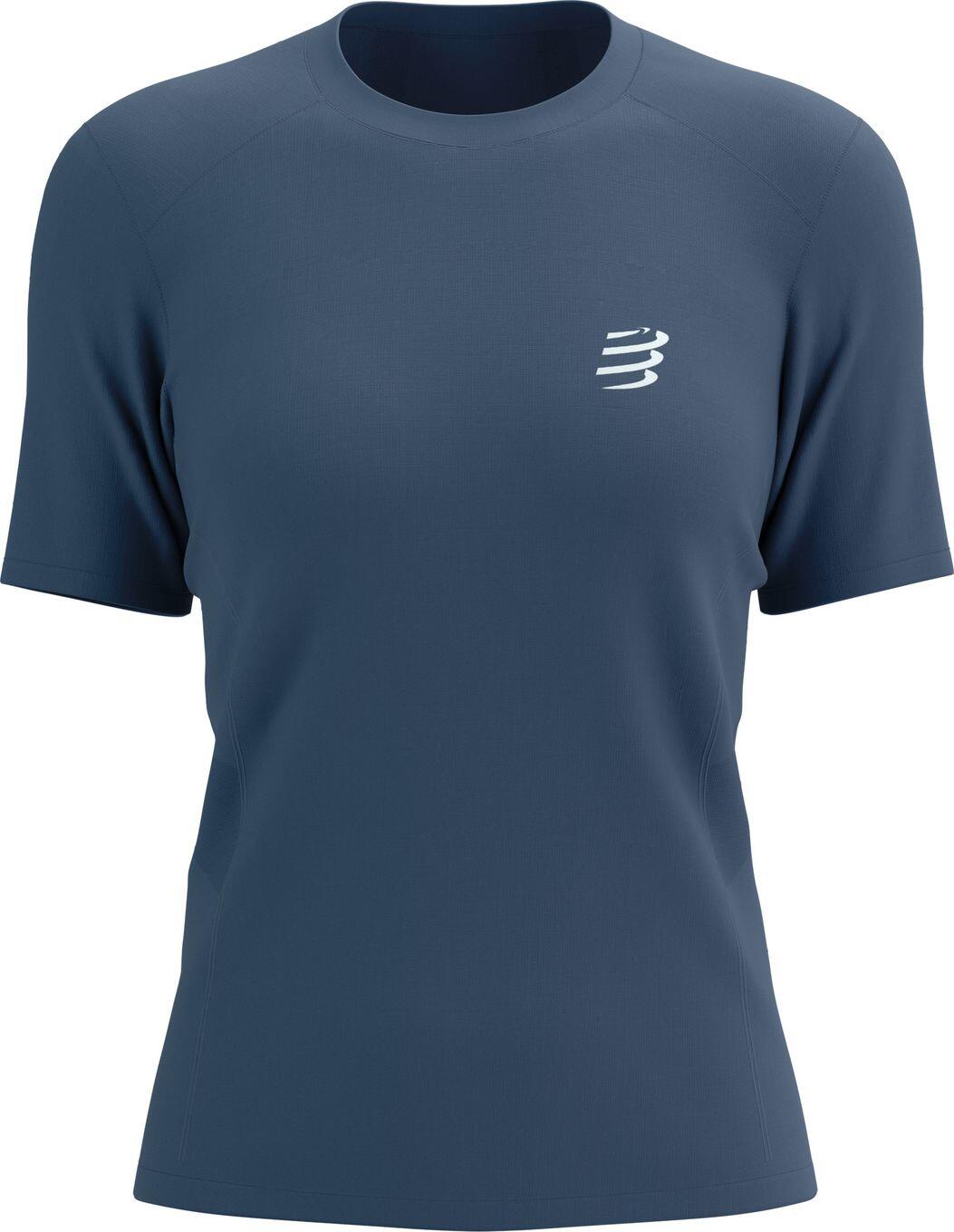 T-Shirt Running Compressport Performance Bleu Femme 5/6