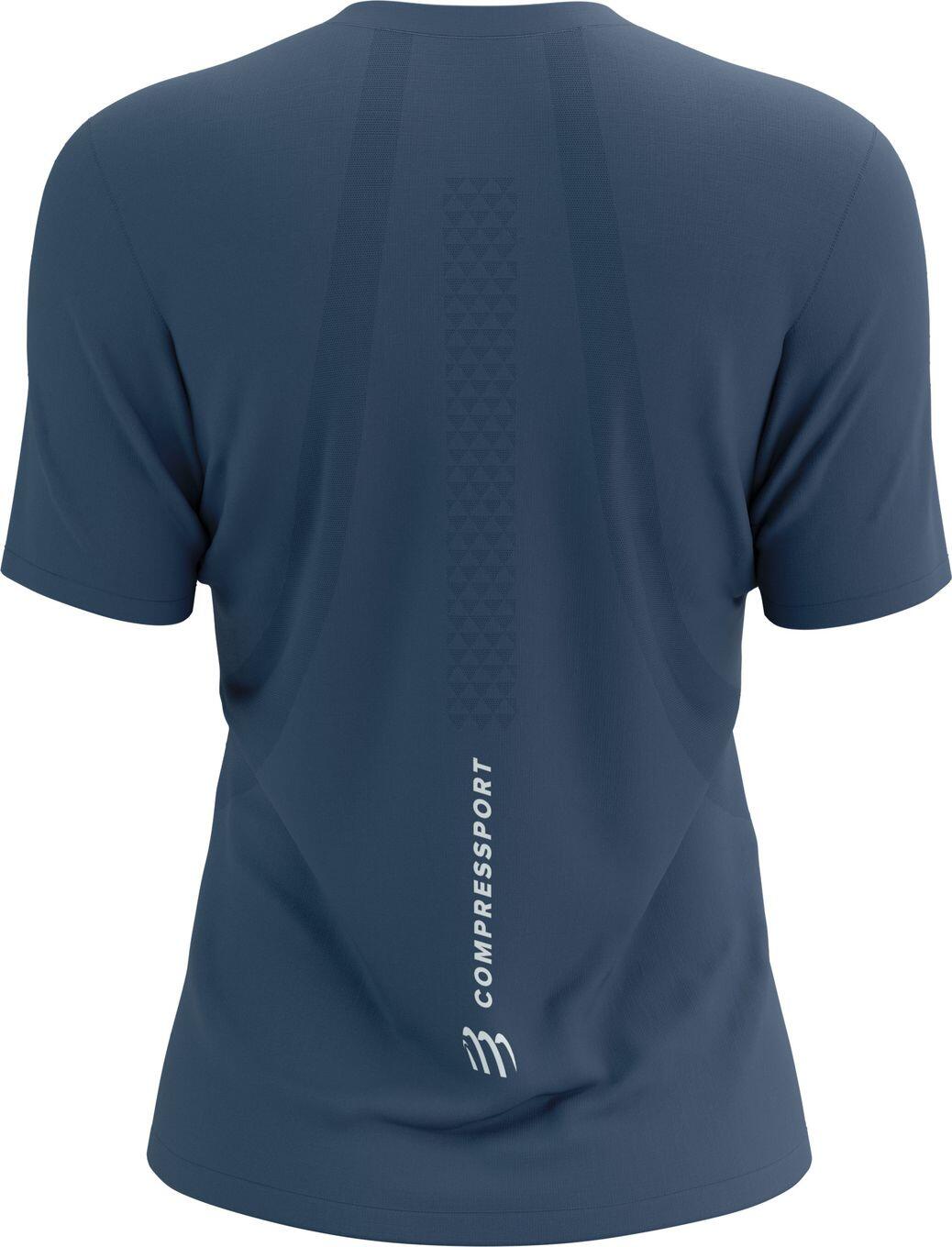 T-Shirt Running Compressport Performance Bleu Femme 6/6