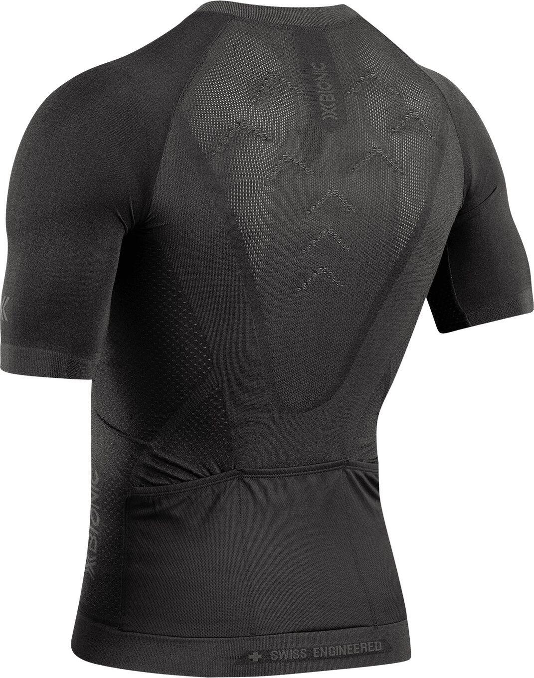 Maillot manches courtes X-Bionic XCeed Ride Noir/Gris Homme 2/3
