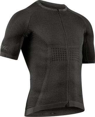 X-bionic xceed ride jersey met korte mouwen zwart/grijs heren