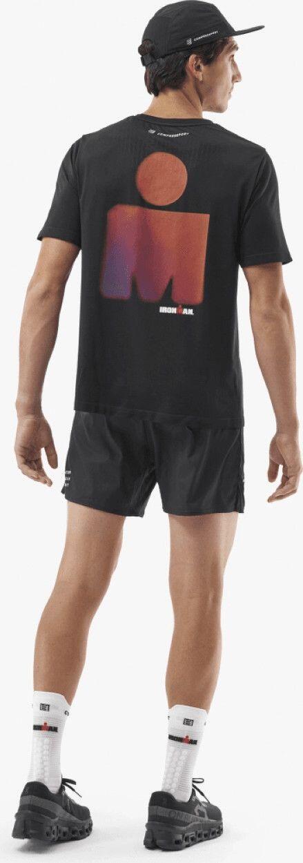 Heren Compressport Training Ironman 2025 shirt met korte mouwen Zwart 5/5
