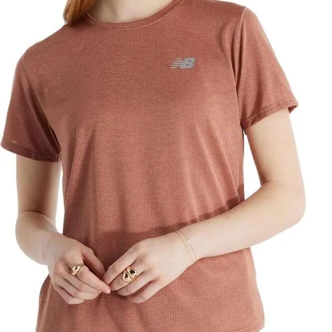New Balance Athletics Red Women's short sleeve jersey