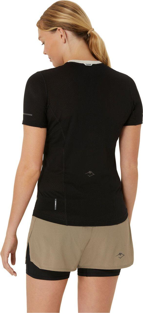 Asics Fujitrail Grijs/Zwart Jersey met korte mouwen 3/7
