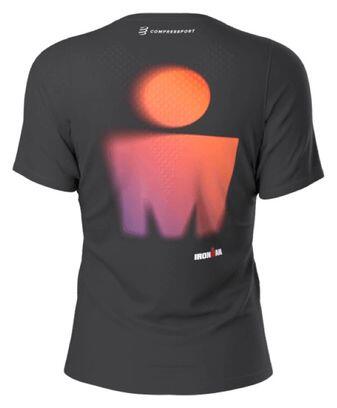 Damescompressport training Ironman 2025 Wit shirt met korte mouwen 7/7