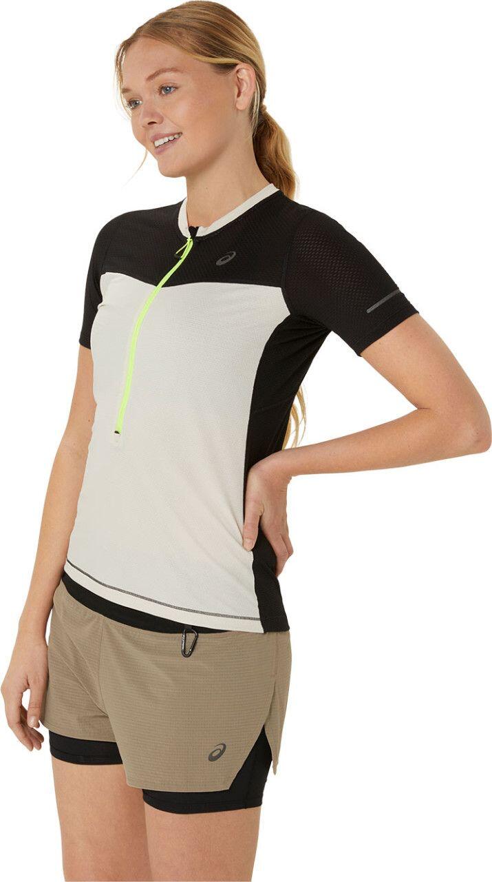 Asics Fujitrail Grijs/Zwart Jersey met korte mouwen 2/7
