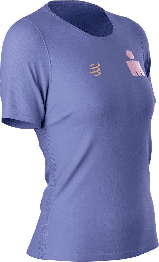 T-Shirt Running Compressport Training IronMan 2025 Anything is possible Violet/R 3/4