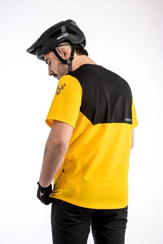 Maillot de manga corta Animoz Pure Yellow, hombre 5/5