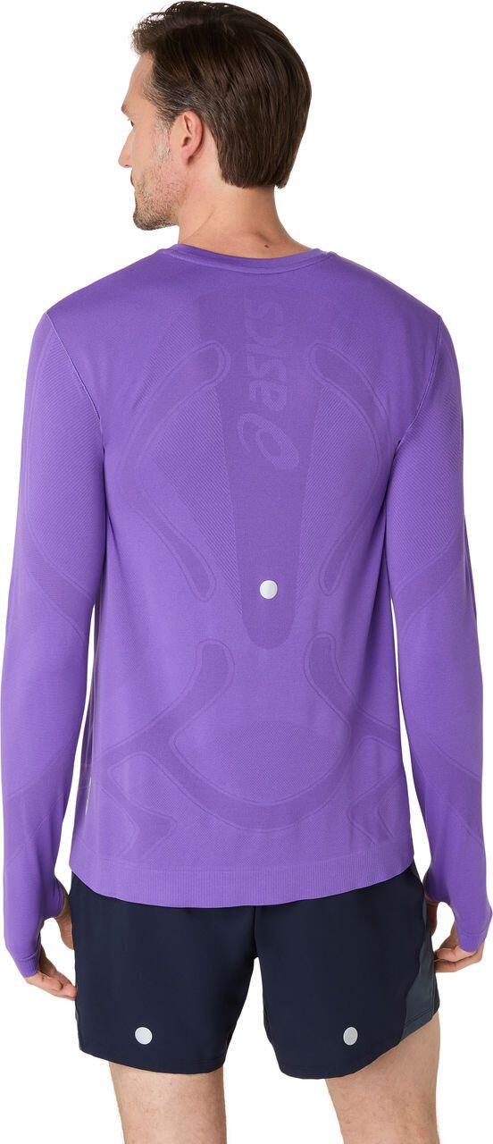 Maillot de manga larga Asics Road Seamless Violet, Hombre 2/6