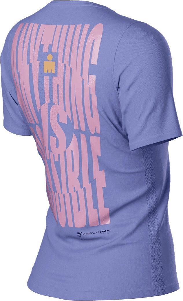 T-Shirt Running Compressport Training IronMan 2025 Anything is possible Violet/R 4/4