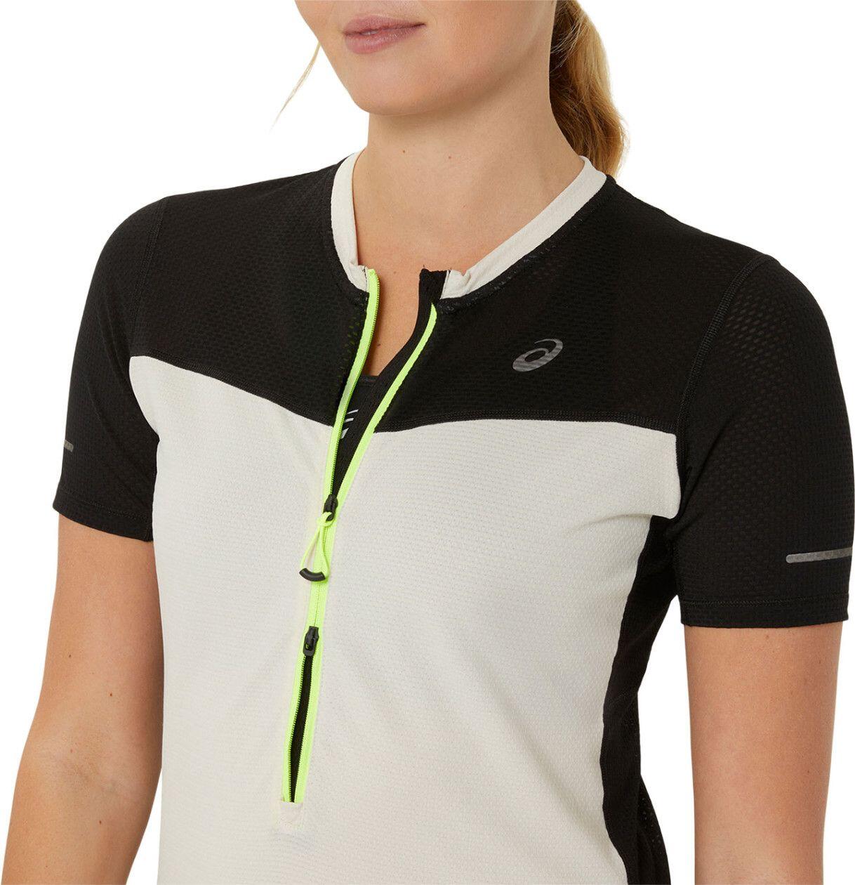 Asics Fujitrail Grijs/Zwart Jersey met korte mouwen 5/7