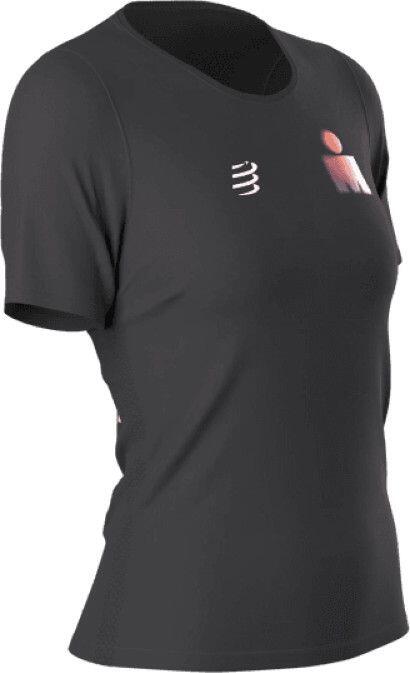 Damescompressport training Ironman 2025 Wit shirt met korte mouwen 6/7