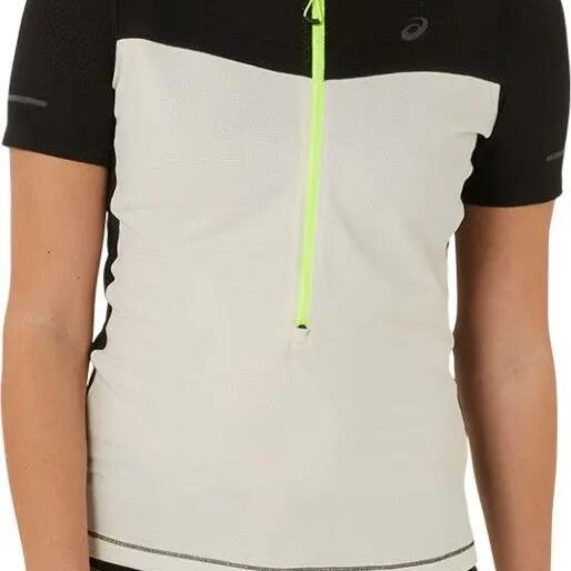 Asics Fujitrail Grey/Black Women's Short Sleeve Jersey