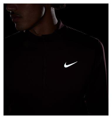 Nike Element Red Uomo 1/2 Zip Thermal Top 7/7