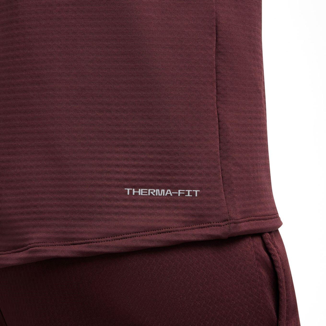 Nike Element Red Uomo 1/2 Zip Thermal Top 5/7
