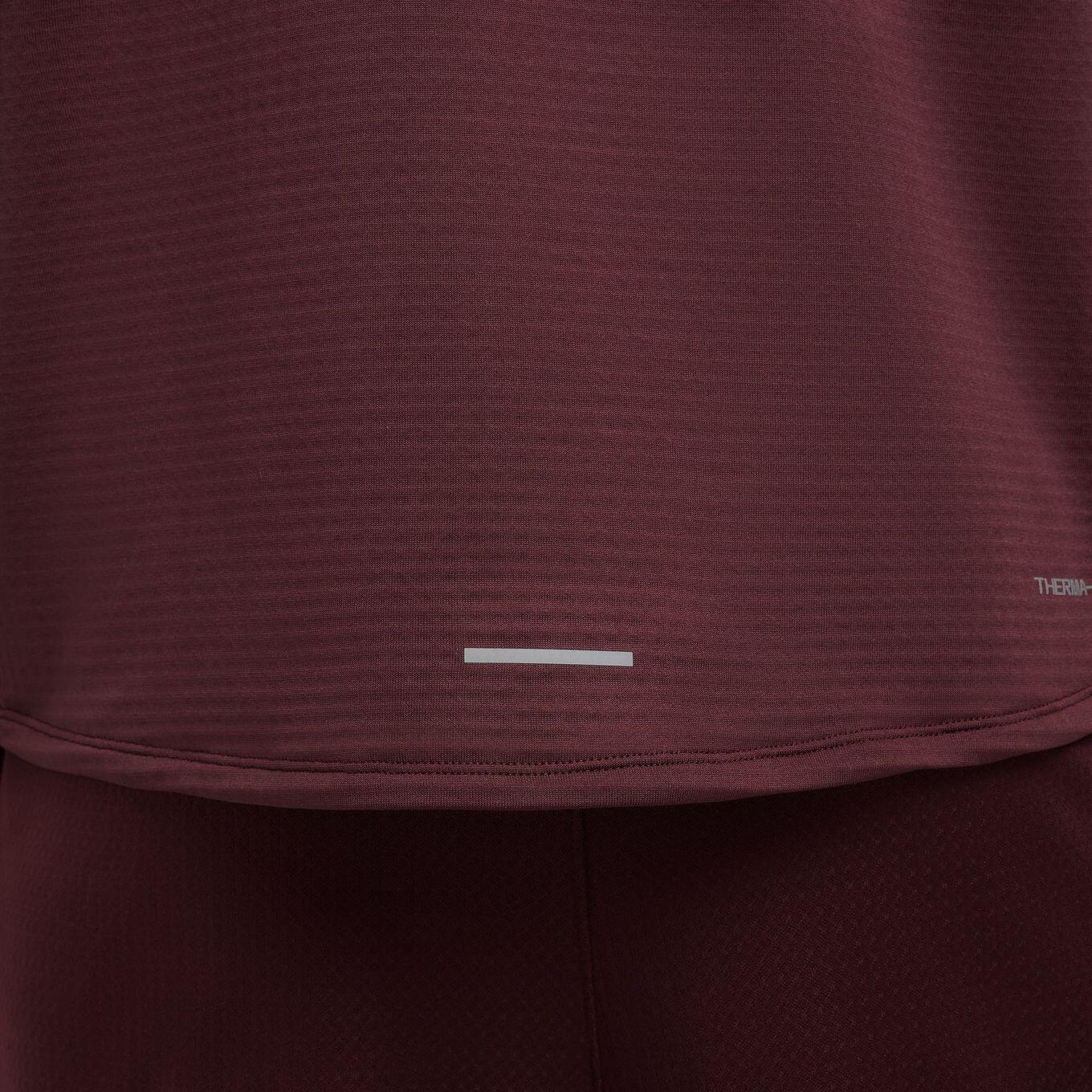 Nike Element Red Uomo 1/2 Zip Thermal Top 6/7