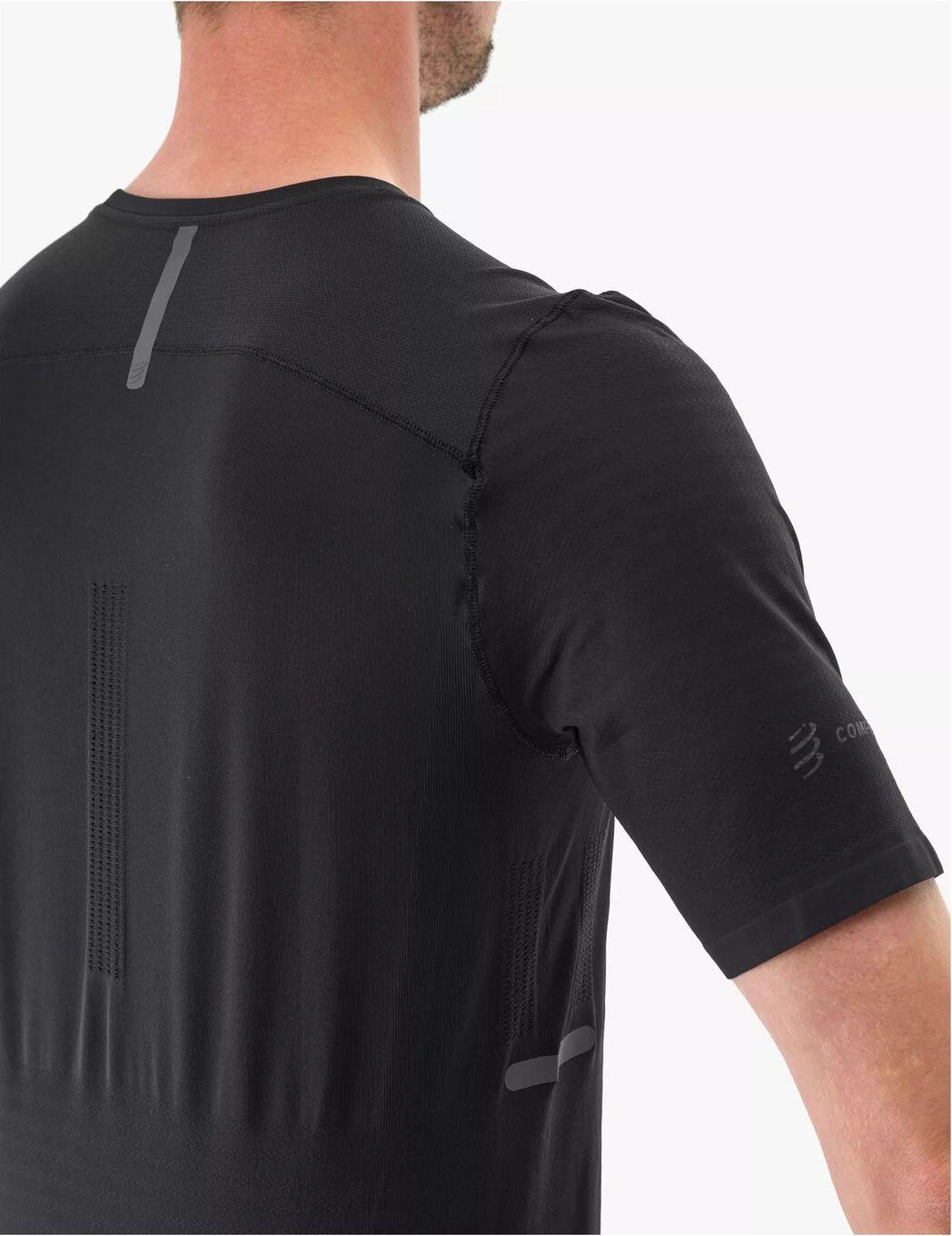 Compressport Pro Racing Jersey met korte mouwen Zwart 3/4