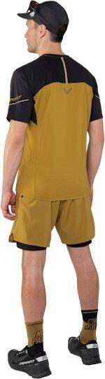 Heren Dynafit Alpine Pro Khaki/Zwart Jersey met korte mouwen 3/3