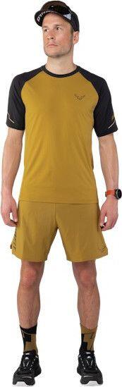 Heren Dynafit Alpine Pro Khaki/Zwart Jersey met korte mouwen 2/3