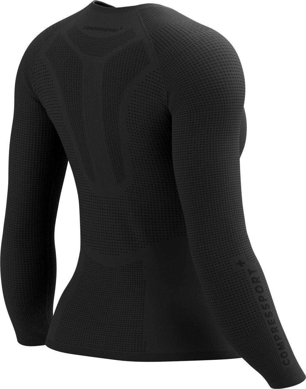 Compressport On/Off Base Layer Damen Langarmshirt Schwarz 2/4