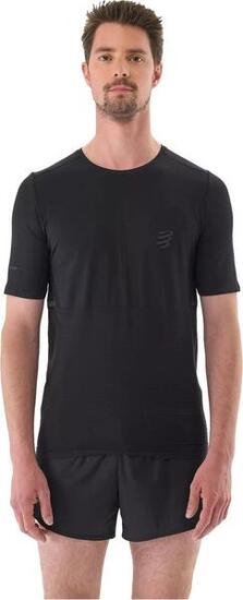 Compressport Pro Racing Jersey met korte mouwen Zwart